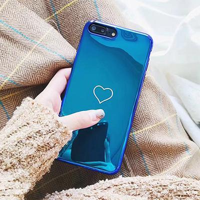 iPhone 6 7 8 X Mirrored Heart Case