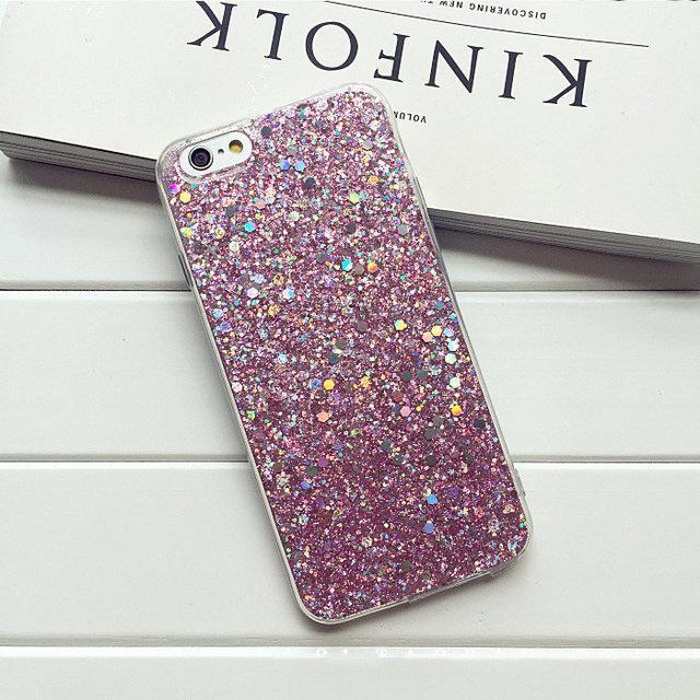 iPhone 5 6 7 8 X Glitter Case