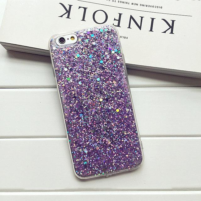 iPhone 5 6 7 8 X Glitter Case